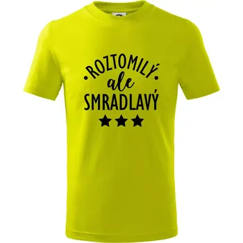 Roztomilý, ale smradlavý - Tričko dětské bavlněné - 98 cm / 2 roky ( Limetková )