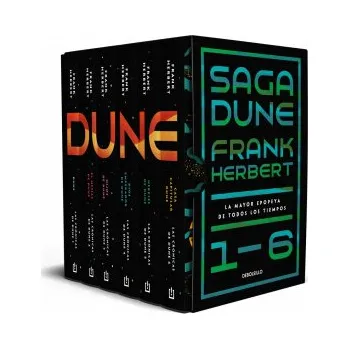 Beletrie pro dospělé Saga Dune 1-6. La mayor epopeya de todos los tiempos (Frank Herbert)(Brožovaná)