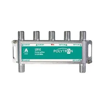 Bezpečnostní kamera Rozbočovač DVB-C Polytron LIV 6 5-1218 MHz