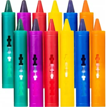 Pastelky na malování ve vaně Hračka do vany Barevné fixy