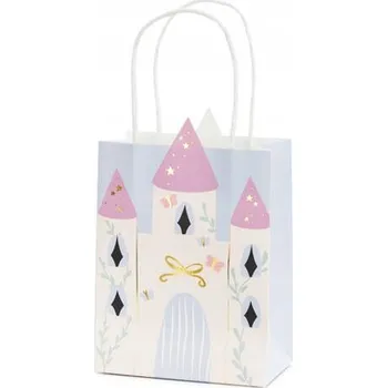 Dárková taška Dárková taška Party Deco Zámek, vícebarevná, 14x8x20 cm