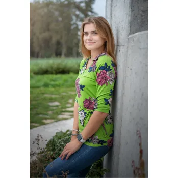 Dámské tričko Dámské triko KIXMI MELISSA ZELENÁ S