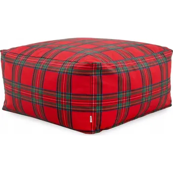 Taburet Taburet PLYŠOVÝ k sezení Stolek křeslo BÉŽOVÝ