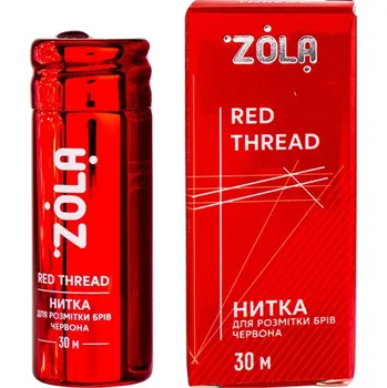 Nit ZOLA Barvicí nit pro značení a geometrii obočí 30 m červená