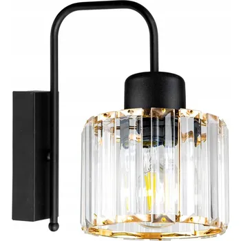 Nástěnné svítidlo Skleněná nástěnná lampa, zlatá