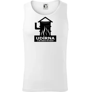 Udírna je můj domeček pro panenky - Tílko pánské Core - 2XL ( Bílá )