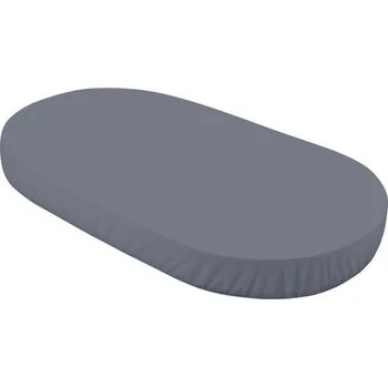 Prostěradlo Waldin Prostěradlo z organické bavlny OVÁL 123x73cm Grafit