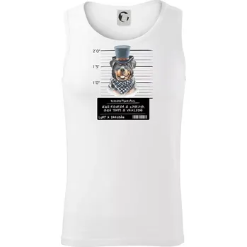 Pánské termoprádlo Lump a darebák rotvajler - Tílko pánské Core - M ( Bílá )