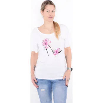 Dámské triko KIXMI PALIMA BÍLÁ XS