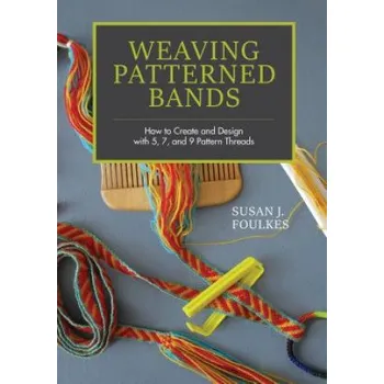 Cizojazyčná kniha Weaving Patterned Bands: How to Create and Design with 5, 7 and 9 Pattern Threads (Susan J. Foulkes)(Pevná)