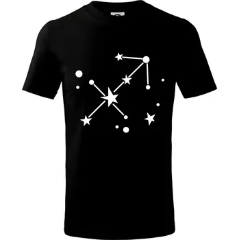 Chlapecké tričko Souhvězdí - Sagittarius - Střelec - Tričko dětské bavlněné - 98 cm / 2 roky ( Černá )