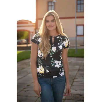 Dámské triko KIXMI ORNELLA ČERNÁ S