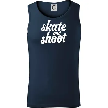 Biatlon skate and shoot - Tílko pánské Core - 2XL ( Námořní modrá (velmi tmavá - téměř černá) )