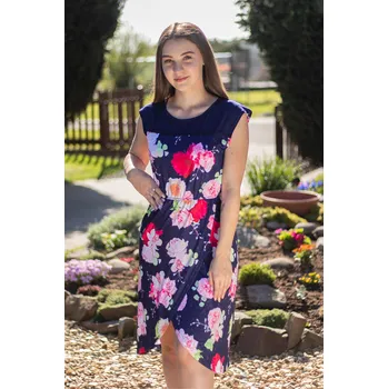 Dámské šaty Dámské šaty KIXMI PENIE TMAVĚ MODRÁ M