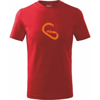 Chlapecké tričko Karabina - Tričko dětské bavlněné - 98 cm / 2 roky ( Červená )