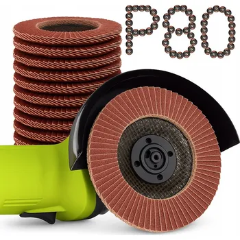 Brusný kotouč 25 kusů KOTOUČŮ NA BROUŠENÍ LAMELKA 125 mm P80