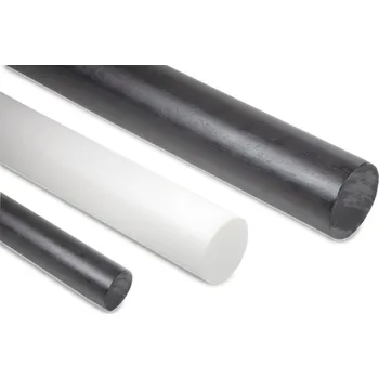 Stavební profil Röchling Polyethylenové tyče PE300 (PE-HD), černá průměr 15 mm, délka 1 m