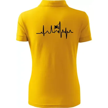 EKG horolezec - Polokošile dámská Pique Polo - XS ( Žlutá )