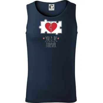 You and me forever - Tílko pánské Core - 2XL ( Námořní modrá (velmi tmavá - téměř černá) )