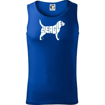 Bígl - nápis v těle - Tílko pánské Core - XL ( Královská modrá )