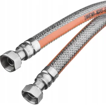 Plynová hadice INVENA Flexibilní plynová hadice PVC 1/2" vnitřní závit, 50 cm
