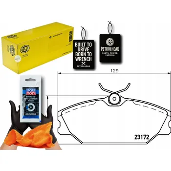 Posilovač řízení SADA - KOMPLET BRZDOVÝCH DESTIČEK HELLA #Petrolhead Pro+ Kit3