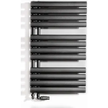 Radiátor Koupelnový radiátor vodní Luxrad 454 W 500 x 816 mm černý