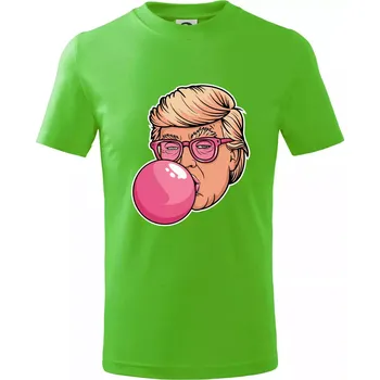 Trump gum - Tričko dětské bavlněné - 98 cm / 2 roky ( Apple Green )