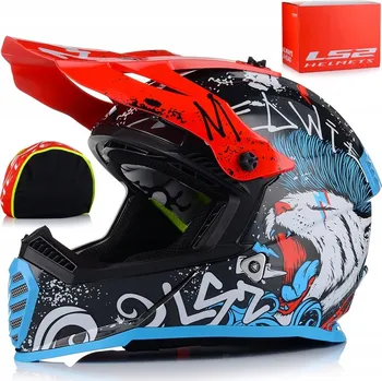 Helma na motorku Dětská helma LS2 MX437 FAST II MINI STARMAW BL. homologace 22.06