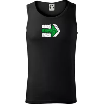 Párová turistická značka zelená - Tílko pánské Core - S ( Černá )