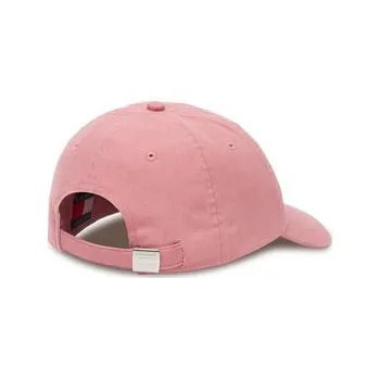 Kšiltovka Kšiltovka Tommy Jeans Heritage AW0AW17580 Růžová OS