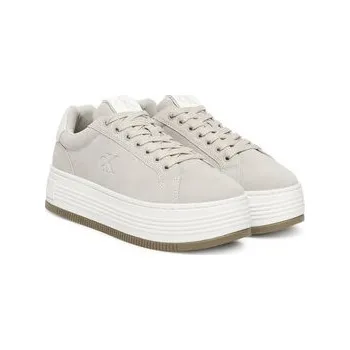 Dámské tenisky Sneakersy Calvin Klein Jeans Bold Flatf Low Lace Mg Sd YW0YW01839 Šedá 36