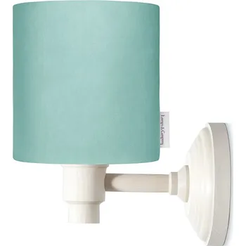 Lampička Lamps and Company Nástěnná lampa sametová, mentolová Barva: Bílá