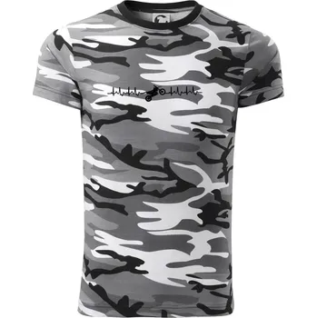 Pánské tričko Enduro EKG - Army CAMOUFLAGE - XS ( Šedý maskáč )