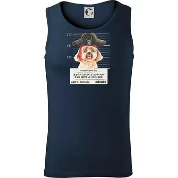 Lump a darebák pudl - Tílko pánské Core - 2XL ( Námořní modrá (velmi tmavá - téměř černá) )