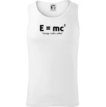e = mc2 - coffee milk - Tílko pánské Core - 2XL ( Bílá )