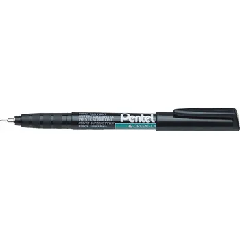 Permanentní popisovač Pentel NMF50, tenký fix s precizním hrotem 0.1mm, černý