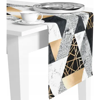 ubrus BĚHOUN NA STŮL dekorativní 40x140 cm 140 Cm Hladký matný Polský výrobek