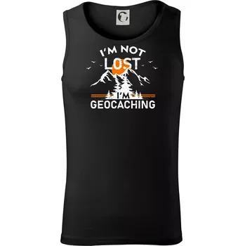Pánské termoprádlo Im not lost - geocaching - Tílko pánské Core - M ( Černá )
