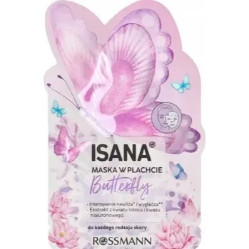 Pleťová maska Isana Motýlí Textilní maska