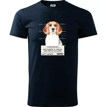 Lump a darebák bígl - Triko extra velké (5-8XL) - 6XL ( Námořní modrá (velmi tmavá - téměř černá) )