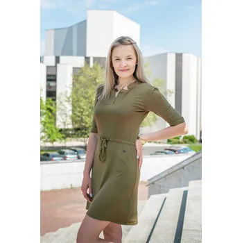 Dámské šaty Dámské šaty KIXMI NIKA MILITARY S
