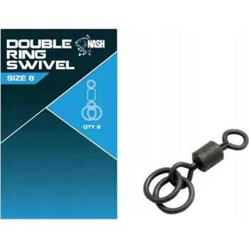 Špendlík s obratlíkem Nash Double Ring Swivel