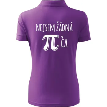 Nejsem žádná pí - Polokošile dámská Pique Polo - 2XL ( Fialová )