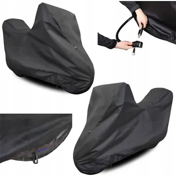 Plachta na motorové vozidlo Obal / Plachta na Motorku s Kufrem 2XL 290x135 cm, Stahovací