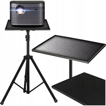 Nastavitelný kovový stojan na projektor a notebook, výška 105 cm