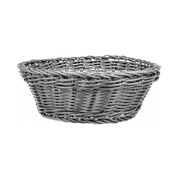 chlebník Košík na příbory plast šedý