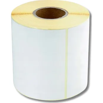 Speciální papír TERMO ETIKETY 100x150 mm S PERFORACÍ, průměr dutinky 25 mm, 500 ks