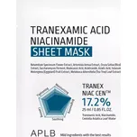 APLB Tranexamic Acid Niacinamide Sheet Mask rozjasňující a hydratační plátýnková maska na obličej 25 ml