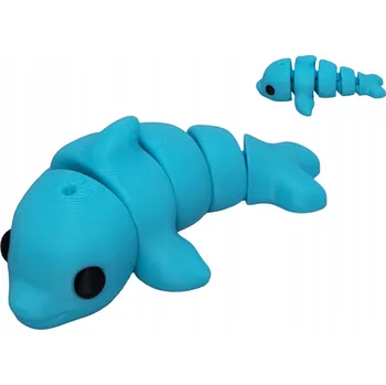 Figurka delfín mini pohyblivá zoo farma zvířátko